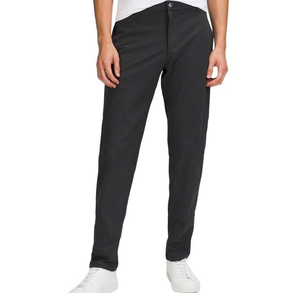 Lululemon Commission Pant Classic Warpstreme Tapered Classic Fit Obsidian 33x34